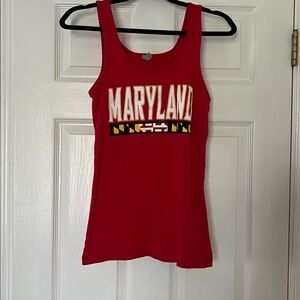 Cute next level women’s Maryland tank size medium. Excellent condition